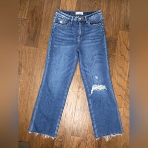 Vervet Classic Blue Distressed Jeans Womens 27